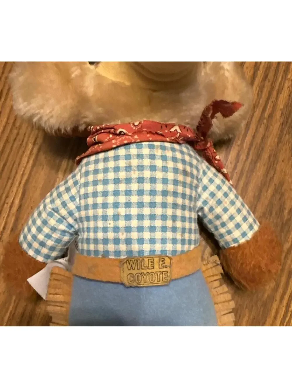 Vintage 1971 Wile E Coyote Warner Bros Plush Stuffed Animal Mighty Star 26